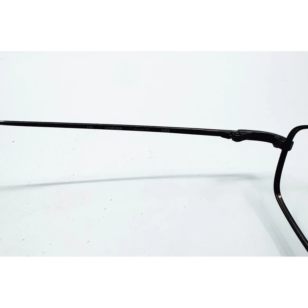 Claiborne Eyeglasses Mens Black Charger Flexon Rectangle 145 40330